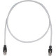 Panduit Cat.5e F/UTP Network Cable - 16.40 ft Category 5e Network Cable - First End: 1 x RJ-45 Male Network - Second End: 1 x RJ-45 Male Network - Patch Cable - Shielding - 26 AWG - Black, International Gray STPCH5MBBL