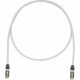 Panduit Cat.5e UTP Patch Network Cable - 26.25 ft Category 5e Network Cable for Network Device - First End: 1 x RJ-45 Male Network - Second End: 1 x RJ-45 Male Network - Patch Cable - Shielding - International Gray - 1 Pack - TAA Compliance STPCH8MBBL