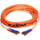 Accortec Fiber Optic Duplex Network Cable - 39.37 ft Fiber Optic Network Cable for Network Device - First End: 2 x SC Male Network - Second End: 2 x LC Male Network - 50/125 &micro;m - Orange LCSCMD5O-12M-ACC