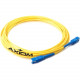 Accortec Fiber Optic Simplex Network Cable - 26.25 ft Fiber Optic Network Cable for Network Device - First End: 1 x SC Male Network - Second End: 1 x LC Male Network - 9/125 &micro;m - Yellow LCSCSS9Y-8M-ACC