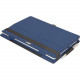Urban Factory Elegant SUR34UF Keyboard/Cover Case (Folio) Tablet - Navy Blue - Faux Leather - 0.7" Height x 11.9" Width x 8.3" Depth SUR34UF