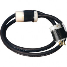 Tripp Lite 20ft Single Phase Whip Extension Cable 208/240V L6-30R output and L6-30P input TAA GSA - 240 V AC Voltage Rating - 30 A Current Rating - Black - TAA Compliance SUWEL630C-20