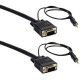 Bytecc SVST Audio/Video Cable - 50 ft A/V Cable - First End: 1 x 15-pin HD-15 Male VGA, First End: 1 x Mini-phone Male Stereo Audio - Second End: 1 x Mini-phone Male Stereo Audio, Second End: 1 x 15-pin HD-15 Male VGA - Shielding SVST-50