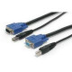 Startech.Com 15 ft 2-in-1 Universal USB KVM Cable - 15ft SVUSB2N1_15