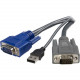 Startech.Com 10 ft Ultra-Thin USB VGA 2-in-1 KVM Cable - Type A Male USB - TAA Compliance SVUSBVGA10