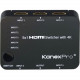 Kanexpro 5x1 HDMI Switcher with 4K Support - TV, Blu-ray Disc Player, Xbox, Projector, Home Theater, STB, PlayStation 3, DVD Player, PlayStation 4 Compatible - 5 x HDMI Digital Audio/Video In, 1 x HDMI Digital Audio/Video Out SW-HD5X14K