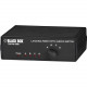 Black Box Fiber Optic A/B/C/D Desktop Switch - Latching, ST Multimode - - Manual - TAA Compliant - TAA Compliance SW1005A