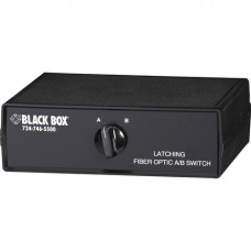Black Box Fiber Optic A/B Desktop Switch Latching with SC Single-Mode Connectors Manual SW1036A