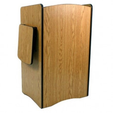 AmpliVox SW3230 - Wireless Multimedia Computer Lectern - Rectangle Top - 26" Table Top Width x 20" Table Top Depth - 44" Height - Oak, Laminated - Melamine SW3230-OK