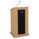 AmpliVox SW470 - Wireless Chancellor Lectern - 45" Height x 24" Width x 21" Depth - Walnut - Solid Wood Veneer SW470-WT