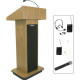 AmpliVox SW505 - Wireless Executive Sound Column Lectern - Rectangle Top - Sculpted Base - 20.75" Table Top Width x 16.50" Table Top Depth - 47" Height x 22" Width x 18" Depth - Assembly Required - High Pressure Laminate (HPL), Li