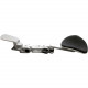 SYBA IO Crest Armrest - Ergonomic, Wrist Rest, Adjustable - 6"5.5" - Silver, Black SY-ACC65087