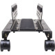 SYBA IO Crest Slim PC or UPS Metal Floor Stand with Adjustable Width and Caster Wheels - 7" Width - Floor - Metal SY-ACC65093