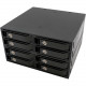 SYBA Multimedia Mobile Rack Drive Enclosure Internal - 8 x HDD Supported - 8 x SSD Supported - 8 x 2.5"/3.5" Bay - SAS, Serial ATA/600 - Mini-SAS - Metal, Aluminum SY-MRA25052