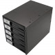 SYBA Multimedia Drive Enclosure Internal - 5 x HDD Supported - 5 x 3.5" Bay - Serial ATA/600, 6Gb/s SAS - Aluminum - Cooling Fan - 5.25" SY-MRA35031