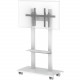 Video Furniture International VFI SYZ80 Mobile Interactive Stand - Up to 70" Screen Support - 250 lb Load Capacity - 68" Height x 44" Width x 22" Depth - Floor - Metal - White SYZ80-S-W