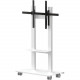 Video Furniture International VFI SYZ80 Mobile Interactive Stand - Up to 90" Screen Support - 250 lb Load Capacity - 68" Height x 44" Width x 22" Depth - Floor - Metal - White SYZ80-XL-W