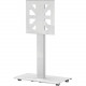 Video Furniture International VFI Mobile Display Stand - Up to 84" Screen Support - 160 lb Load Capacity - 68" Height x 44" Width x 22" Depth - Freestanding - Metal, Steel - White SYZ84-K
