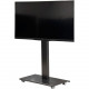 Video Furniture International VFI Economy LCD Monitor Stand (70" - 80" Displays) - Up to 80" Screen Support - 250 lb Load Capacity44" Width - Steel, Metal - Black SYZ84-XL-B