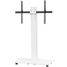Video Furniture International VFI Economy LCD Monitor Stand (70" - 80" Displays)* - Up to 80" Screen Support - 250 lb Load Capacity - 68" Height x 44" Width x 22" Depth - Freestanding - Metal, Steel - White SYZ84-XL-W