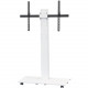 Video Furniture International VFI Economy LCD Monitor Stand (70" - 80" Displays)* - Up to 80" Screen Support - 250 lb Load Capacity - 68" Height x 44" Width x 22" Depth - Freestanding - Metal, Steel - White SYZ84-XL-W