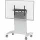 Video Furniture International VFI SYZ90 Mobile Height Adjustable Stand - Up to 70" Screen Support - 290 lb Load Capacity - 74.8" Height x 30" Depth - Metal - Gray SYZ90-CS70