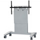 Video Furniture International VFI SYZ90-XL Heavy Duty Mobile Lift Stand For Single Extra Large Monitors - Up to 90" Screen Support - 290 lb Load Capacity - 74.8" Height x 58.3" Width x 30" Depth - Floor - Metal Gray SYZ90-XL