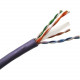 Weltron CAT6 Stranded (CMR) Network Cable - 1000 ft Category 6 Network Cable for Network Device - First End: 1 x Bare Wire - Second End: 1 x Bare Wire - 23 AWG - Purple T2404L6PA-PL