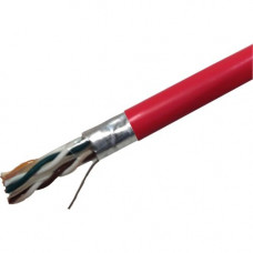 Weltron CAT6 Stranded Shielded (CMR) Network Cable - 1000 ft Category 6 Network Cable for Network Device - First End: 1 x Bare Wire - Second End: 1 x Bare Wire - Shielding - 23 AWG - Red T2404L6PASH-RD