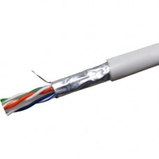 Weltron CAT6 Stranded Shielded (CMR) Network Cable - 1000 ft Category 6 Network Cable for Network Device - First End: 1 x Bare Wire - Second End: 1 x Bare Wire - Shielding - 23 AWG - White T2404L6PASH-WH