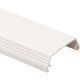 Panduit T-45 Raceway Base with Pre-punched Mounting Holes, 8 Foot Length - White - 8 Pack - Polyvinyl Chloride (PVC) - TAA Compliance T45BWH8
