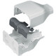 Panduit Pan-Way T-45 Entrance End Fitting - Electric Ivory - 1 Pack - TAA Compliance T45EEEI