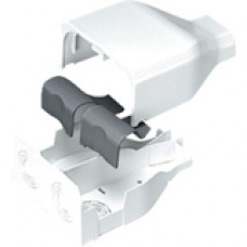 Panduit Pan-Way T-45 Entrance End Fitting - Off White - 1 Pack - RoHS, TAA Compliance T45EEIW