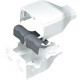 Panduit Pan-Way T-45 Entrance End Fitting - Off White - 1 Pack - RoHS, TAA Compliance T45EEIW
