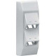 Panduit Pan-Way Faceplate - Off White - Polyvinyl Chloride (PVC) - TAA Compliance T45HDBIW