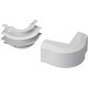 Panduit T45OCIW Outside Corner Fitting - Off White - 1 Pack - RoHS, TAA Compliance T45OCIW