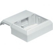 Panduit Pan-Way T45WCEI Faceplate - Electric Ivory - Polyvinyl Chloride (PVC) - TAA Compliance T45WCEI