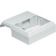 Panduit T45WCIW Workstation Outlet Center Offset Box - Off White - TAA Compliance T45WCIW