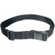 Distinow Agora Edge 30"- 58" Adjustable Polypropelyne Waist Belt with Slide - 1.5" wide - 1 - 1.5" Height x 1.5" Width x 6" Length - Black - Polypropylene Webbing T5764DW