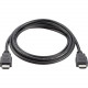 HP HDMI Standard Cable - 5.91 ft HDMI A/V Cable for Audio/Video Device - First End: 1 x HDMI Male Digital Audio/Video - Second End: 1 x HDMI Male Digital Audio/Video - Gold Plated Contact - Black T6F94AT
