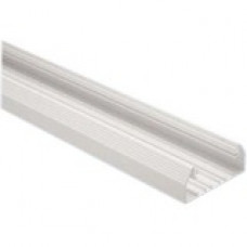 Panduit Pan-Way Raceway Base - Off White - 6 Pack - Polyvinyl Chloride (PVC) - TAA Compliance T70BIW6