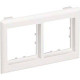 Panduit Faceplate - 1-gang - Off White - Polyvinyl Chloride (PVC) - TAA Compliance T70BL2IW