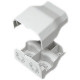 Panduit T-70 Entrance End Fitting - White - 1 Pack - Polyvinyl Chloride (PVC) - TAA Compliance T70EEWH