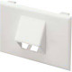 Panduit Faceplate - 1-gang - Electric Ivory - Polyvinyl Chloride (PVC) - TAA Compliance T70FH2EI