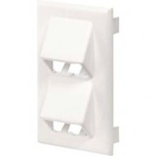 Panduit Faceplate - 1-gang - White - Polyvinyl Chloride (PVC) - TAA Compliance T70FV4WH