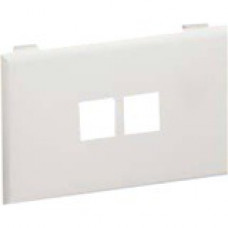 Panduit Faceplate - 1-gang - Off White - Polyvinyl Chloride (PVC) - TAA Compliance T70N2IW