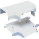 Panduit Pan-Way T-70 Tee Fitting - Raceway - Off White - 1 Pack - TAA Compliance T70TIW