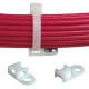 Panduit Cable Tie Mount - Screw Applied, #10 Screw (M5), Bulk Package. - Cable Tie Mount - Natural - 1000 Pack - Nylon 6.6 - TAA Compliance TA1S10-M