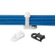 Panduit Cable Tie Mount - Screw Applied, #8 Screw (M4), Bulk Package. - Cable Tie Mount - Natural - 1000 Pack - Nylon 6.6 - TAA Compliance TA1S8-M