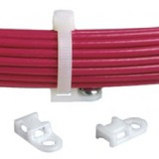 PANDUIT Tie Anchor Mount - Natural - 100 Pack - TAA Compliance TA1S10-C